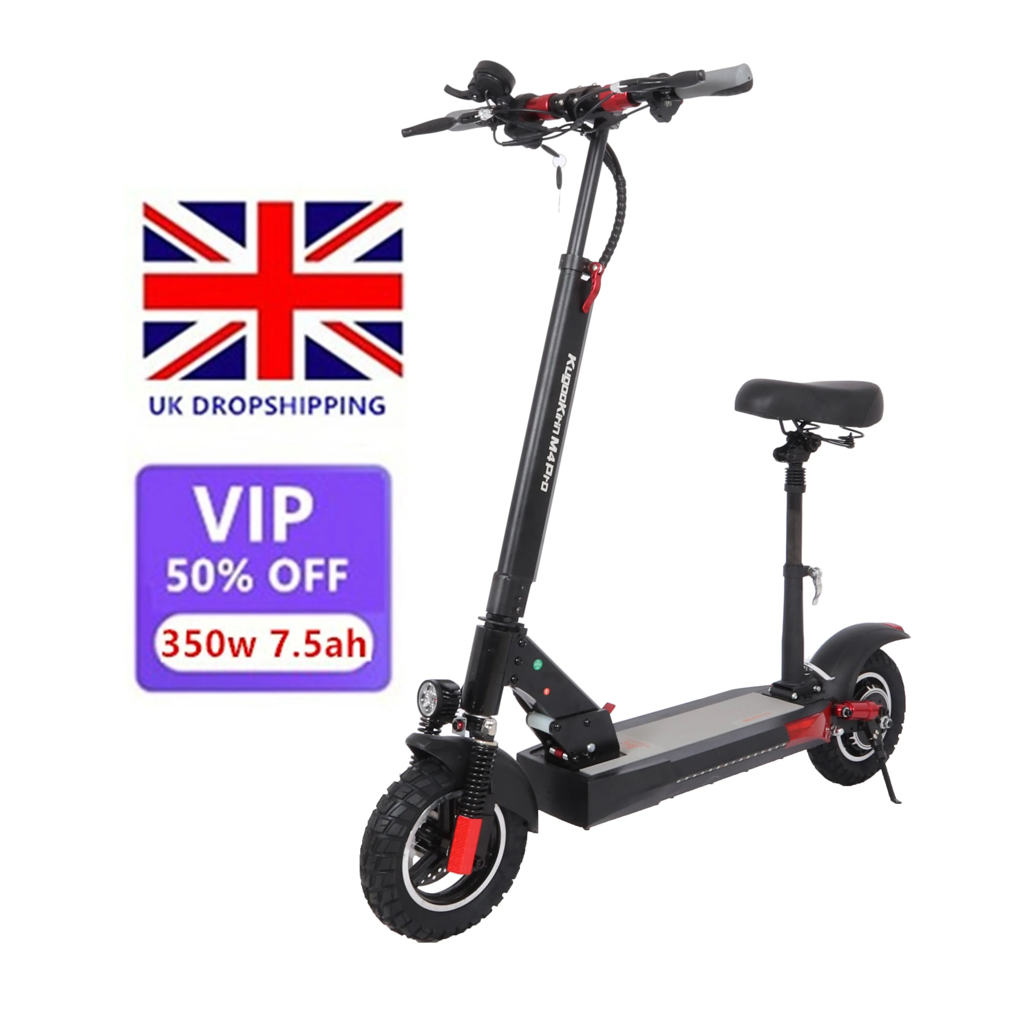 2022 Newest popular UK best selling Kugoo Kirin M4 Pro 500W 16AH Off Road Tires adults Electric Scooter