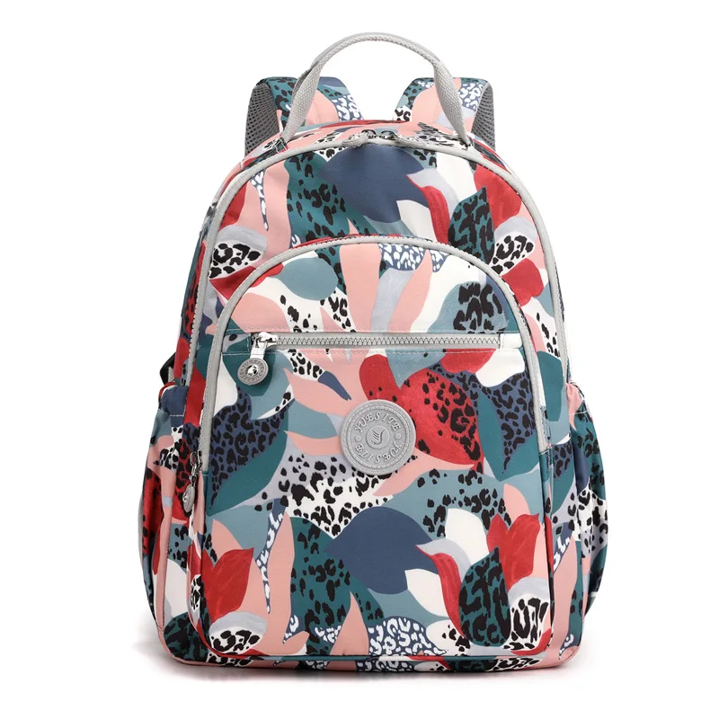 

Yuesite ladies women water repellent lightweight nylon 40 CM apply to 15" laptop backpack bags full printing