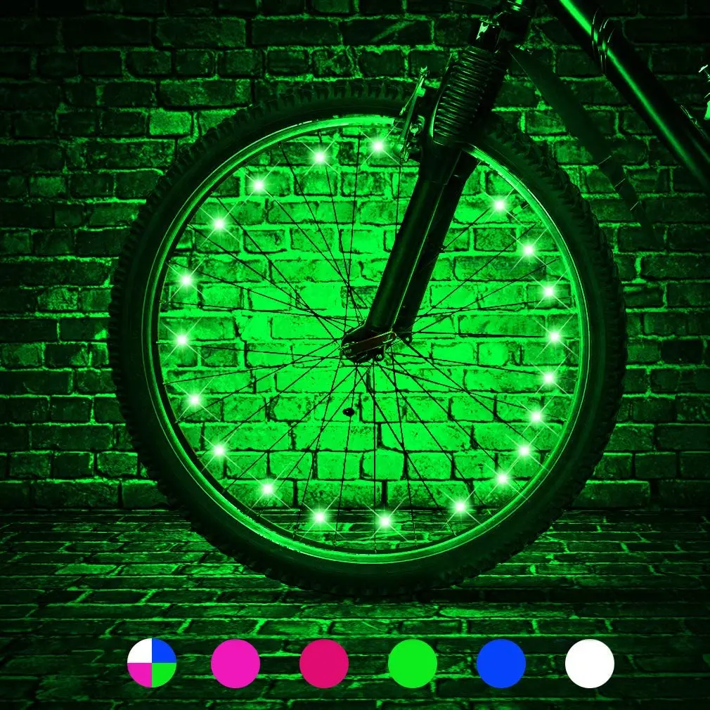 

Waterproof Battery Operated Bicycle Wheel Light For Teens Kids Gifts, Customized