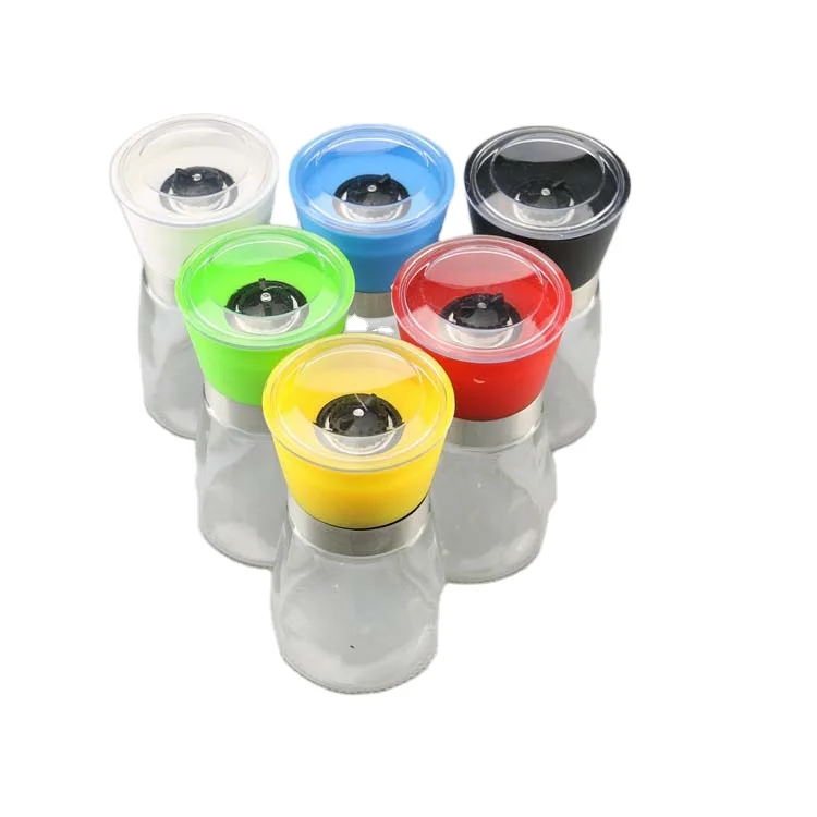 

Creative Household Supplies Simple Style Kitchen Manual Pepper Grinder Modern Casual Glass Storage Bottle Grinding Tools