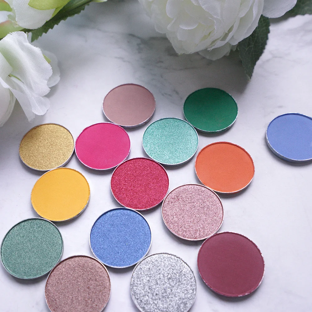 

Free Shipping Glitter Eyeshadow Private Label 26mm Single Eyeshadow