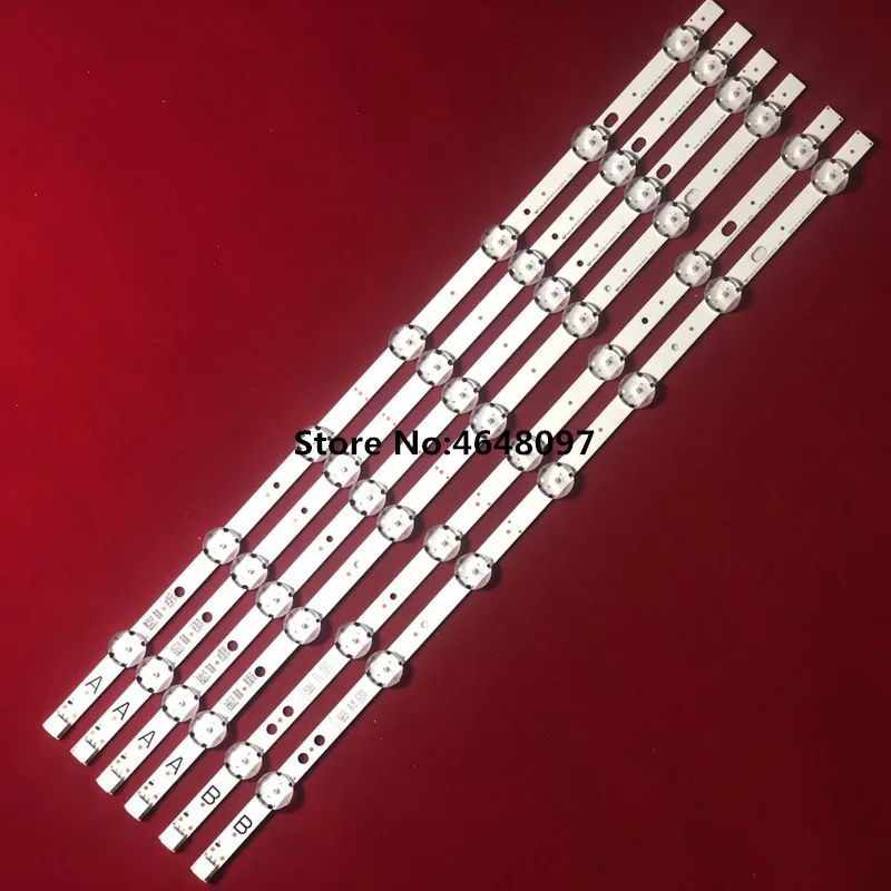 

New original 7LED 460mm LED backlight strip for Tosh iba 49U5766DB VES TEL 49 UHD DRT VNB A B type VES490QNDL-2D-U11