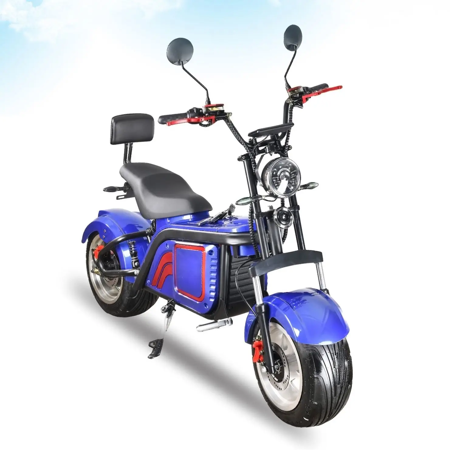 

2022 YIDE Runner Electric Motor Car Fat Tire Electric Scooter Chopper 3000W Citycoco