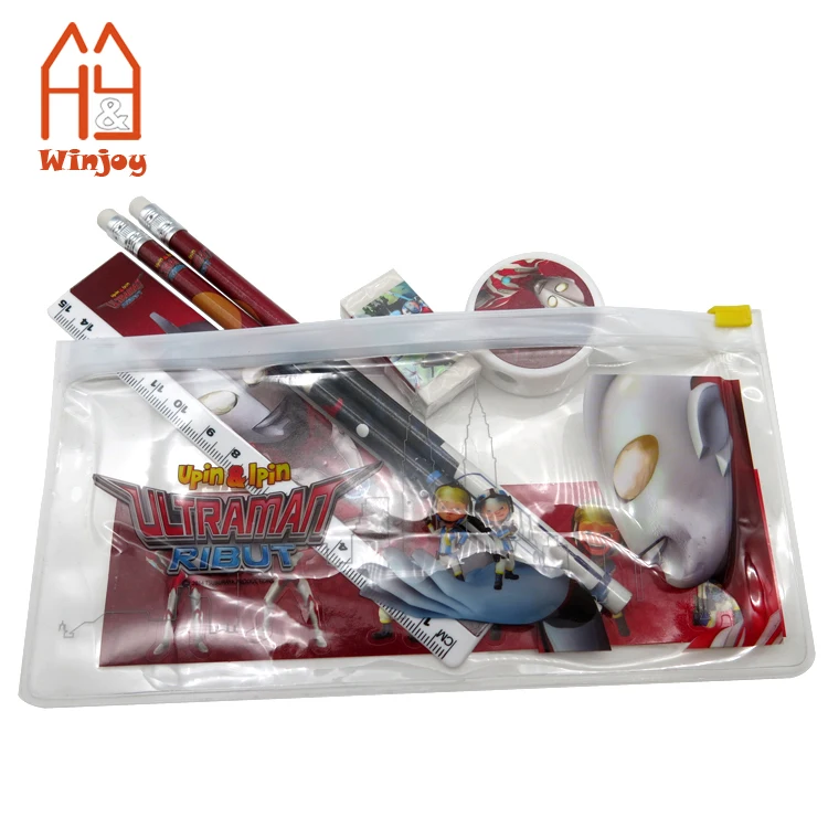 Custom China School Stationery Set With Blister Card Packing. Back To