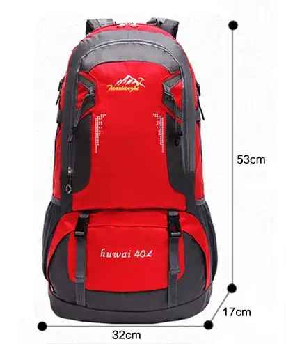 

Outdoor backpack large capacity 60L Travel bag, 7colors