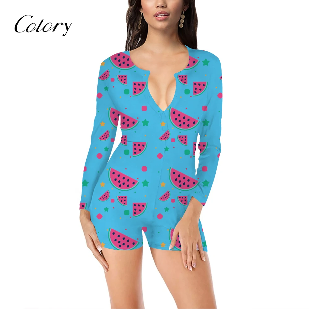 

Colory Set Silk Women Sleepwear Cotton Ladies Pajamas And Sleepwear, Picture shows