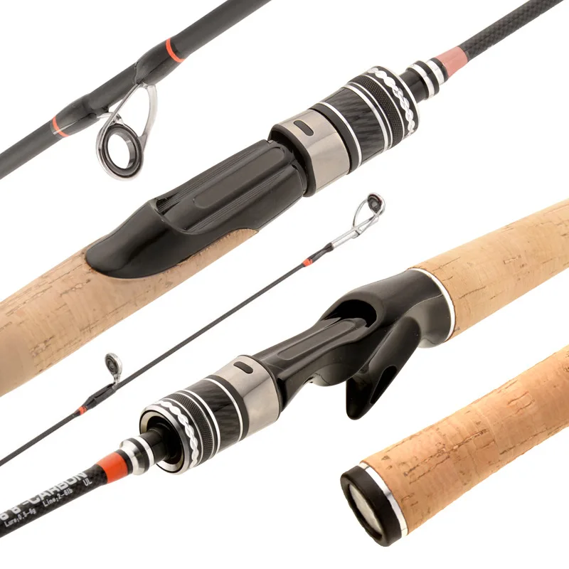 

Jetshark Carbon Ultra Light Travel Fishing Rod 1.4 m 1.68 m 1.8m Spinning & Casting Blank Fast Action Saltwater Fishing Rod