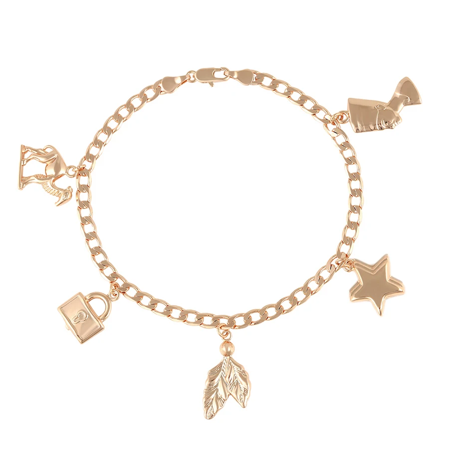 

77108 Xuping gold plated Egypt's hot sex-free religious pharaoh camel anklet with leaves and stars C218255