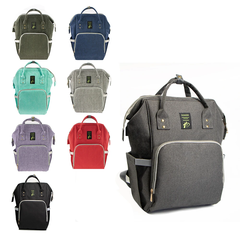 

OEM custom waterproof maternity USB nappy changing bag bed mummy baby diaper bag backpack for mother, Customized colors