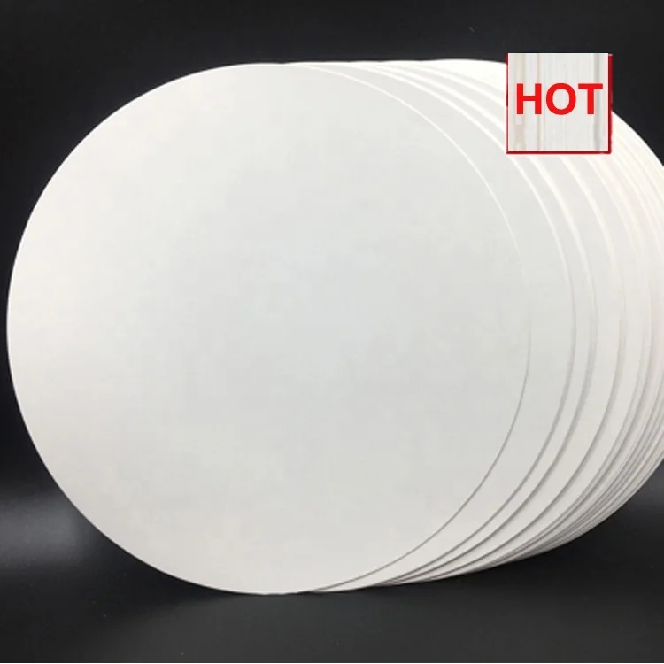 
36cm White Color Round Art Circle Dot Painting Paper Pack 30 Sheets 