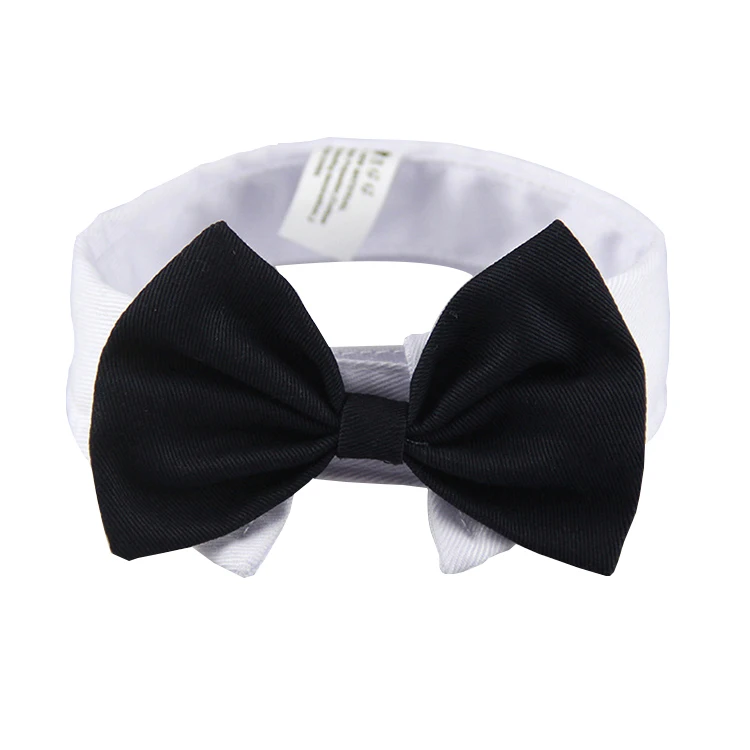 

Amazon Best Seller Pure Cotton Pet Cat Dog Bow Tie, White/yellow