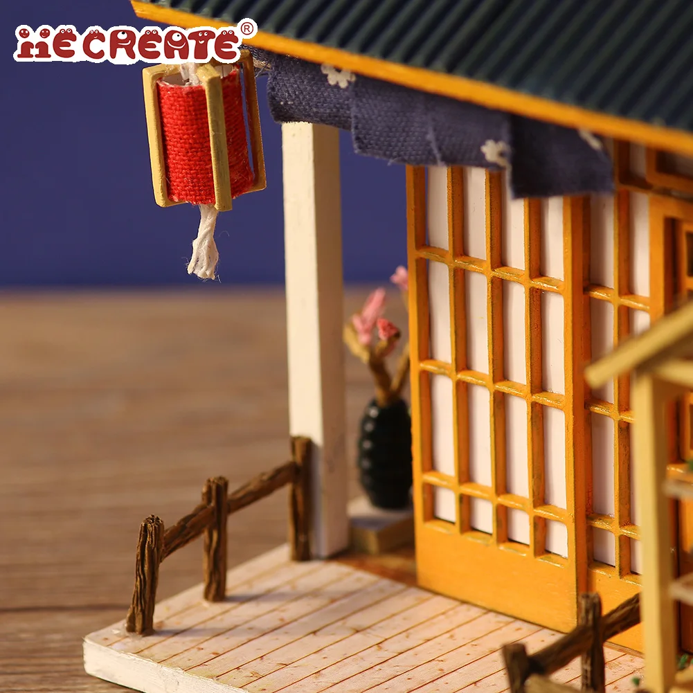 
Japanese Style DIY Play Pretend Wooden Furniture Miniature Doll House 