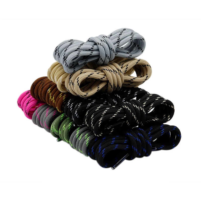 

Coolstring Manufacturer 140CM Length Outdoor Rope Round Shoelaces Athletic bootlaces Polyester Products For Men And Women' shoes, Bottom based color + match color,support any two pantone colors mixed