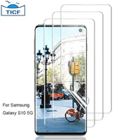 

For Galaxy S10 5G Full 3D Curved Edge Tempered Glass Fingerprint Unlock Easy Install Screen protector for Samsung S10 5G