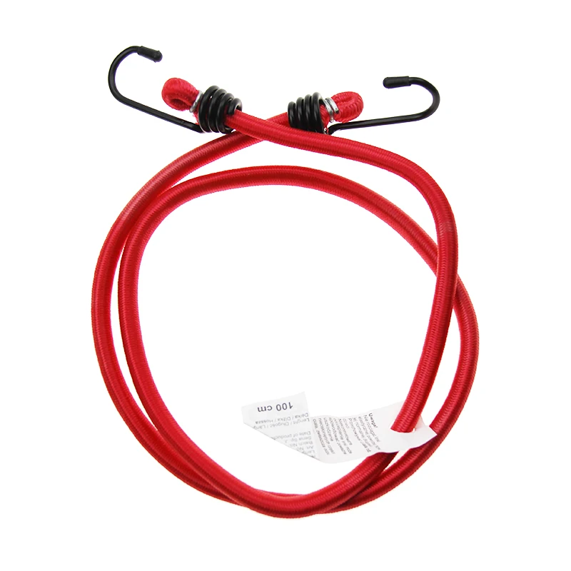 

Durable Rubber bungee cords 8mm luggage bungee cord with iron hook