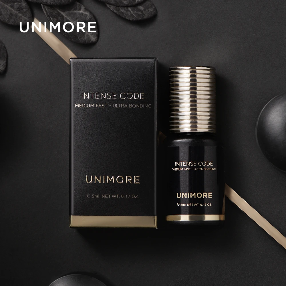 

Unimore Brand Super Strong Low Irritation High Quality Strongest Glue Adhesive For Blink Latex Free Eyelash Extension Adhesive, Black color