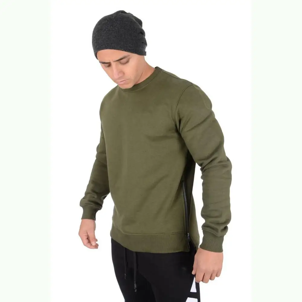 

Blank Solid Color Cotton Longsleeve Sport Hoodie Coat Fitness Wear Man Sweater, As picture shows or customized picture