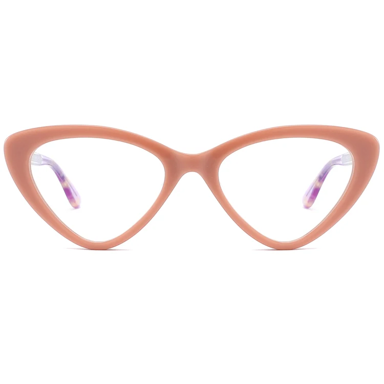 

New Trend Designer Diamonds Cat Eye Acetate Frames Optical Spectacle Eyeglasses Glasses for Women Ladies