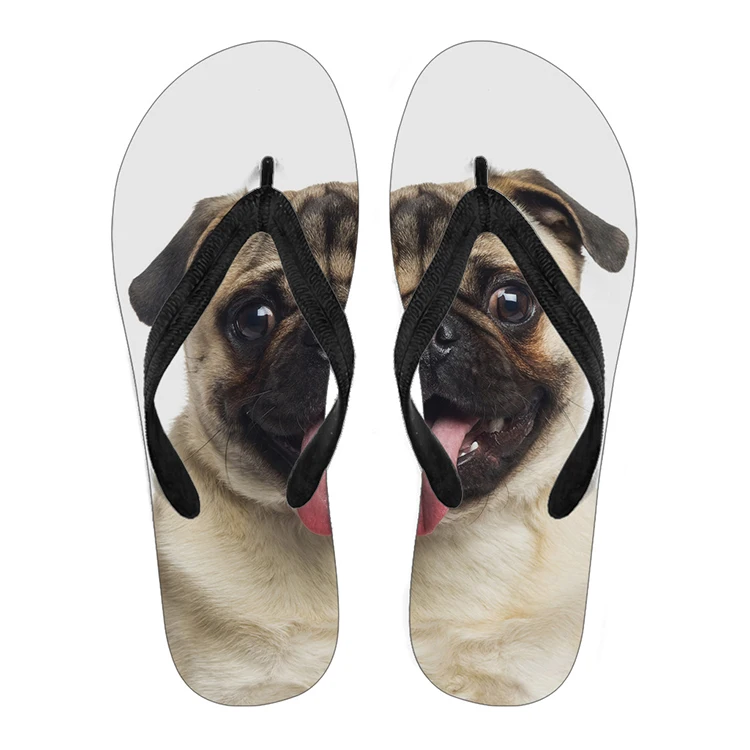 

Gorgeous Custom Doggy Picture Print Summer Flip Flop for Girl and Lady