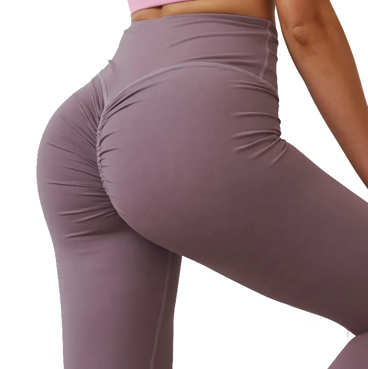 

High waist slim peach hip workout ladies fitness yoga leggings women sexy scrunch butt gym pants, Purple,blue,black,light green,green