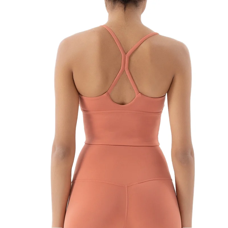 Breathable Solid Color Nylon Athletic内衣