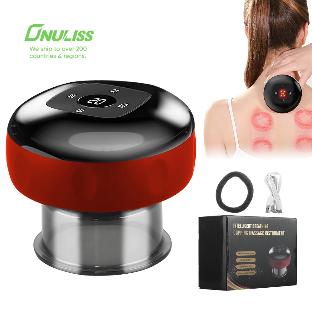 

Electric Cupping Therapy Set 3 in 1 Pain Relief Massager Body Cupping Device with 12 Modes