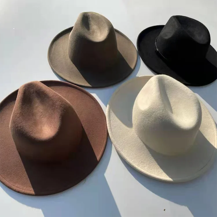 

Wholesale Handmade Luxury 100% Australian Wool Mens Women's Fedora Hat