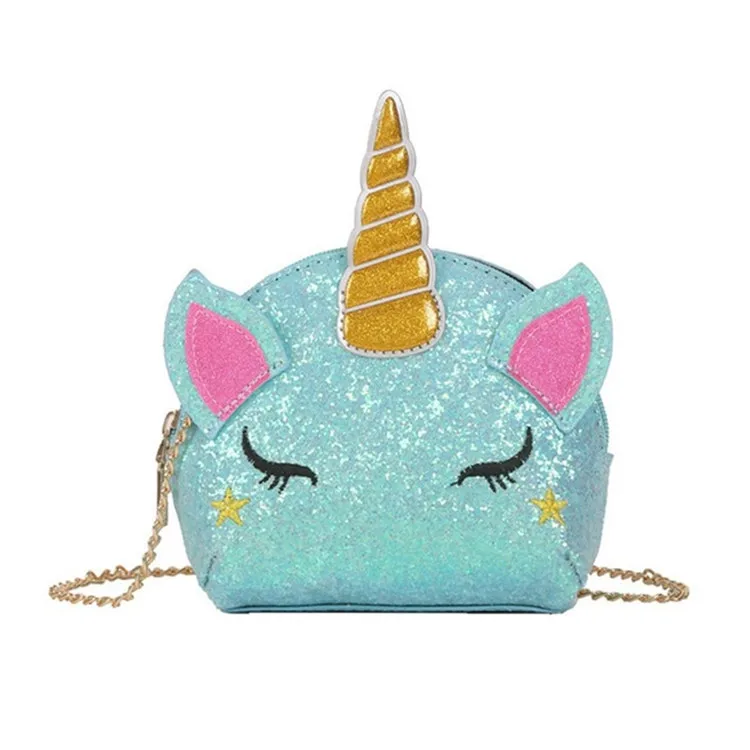 
Sequin Unicorn Chain Shoulder shopping bags for ladies hand makeup bags 