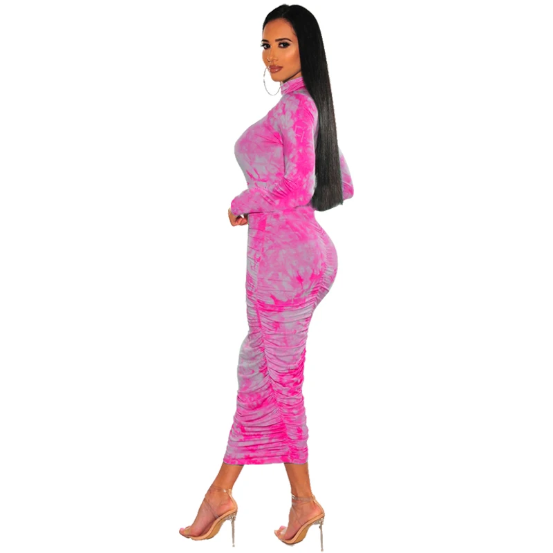 

Fashion Style Bodycon Dress Breathable Women Nylon Dress, Pink, purple, fluorescent, green, blue, yellow, mint green