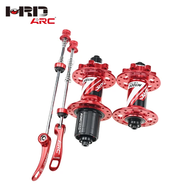 

MT-009F/R CNC Black Red 100 / 135 / 142 32h Thru MTB Disc Hubs 28h 6 Pawls Mountain Bike Hubs Alloy Wheel Hubs 36 Holes, Can be customized