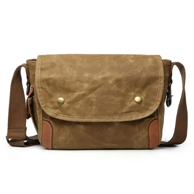 

Multifunction Canvas Simple Light Sling Bag For Men, As customizied