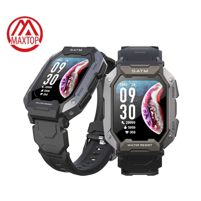 

Maxtop Best Price Ce Rohs Smart Wrist Watch Manual Bluetooth Connecte App Amoled Smart Watch, Customized colors