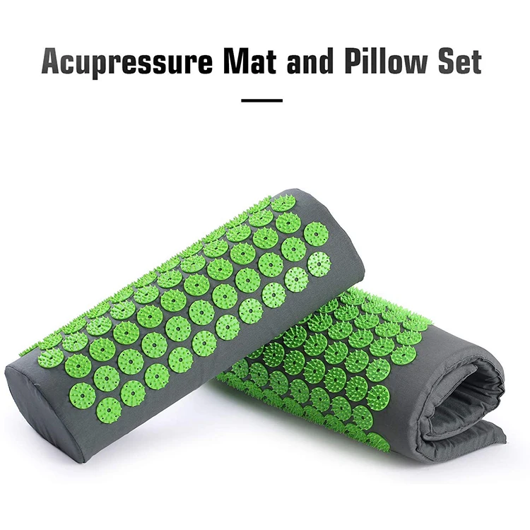 Acupressure Mat And Pillow Set Acupuncture Mat Relieves Stress,Back