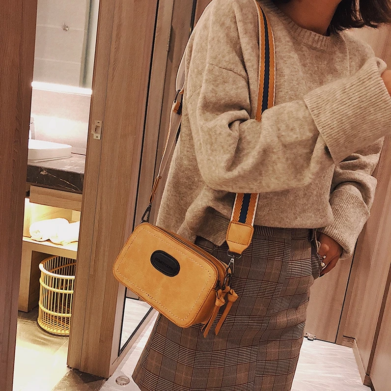 

XP1310 Personality Trendy Simple Retro Bag 2020 New Shoulder Messenger Ladies
