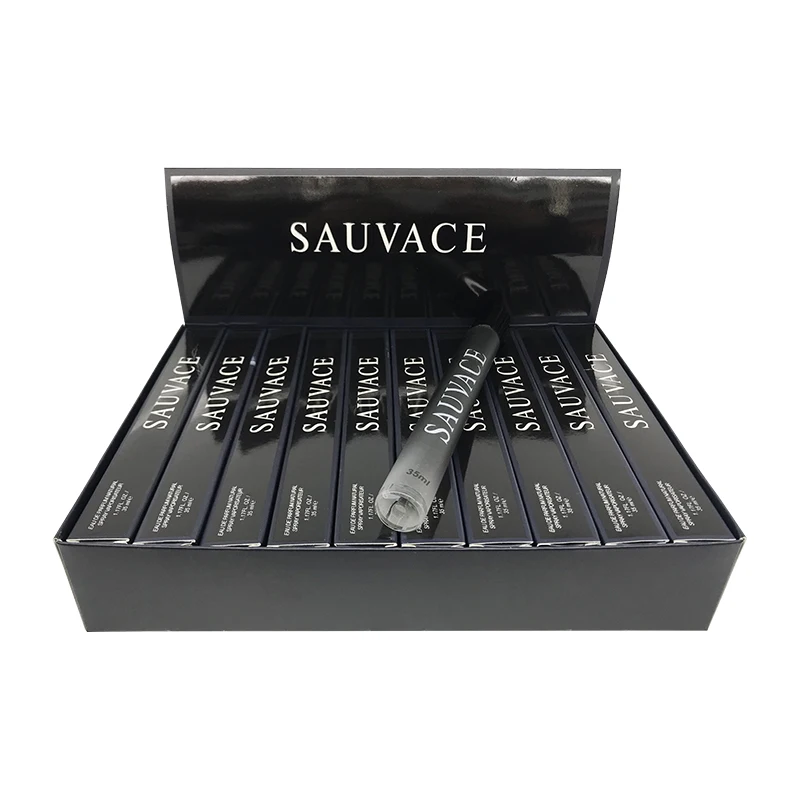 

High Quality 35 ML Tube Perfumes Fine Fragrance Sauvace Scent Body Spray Splash For Men