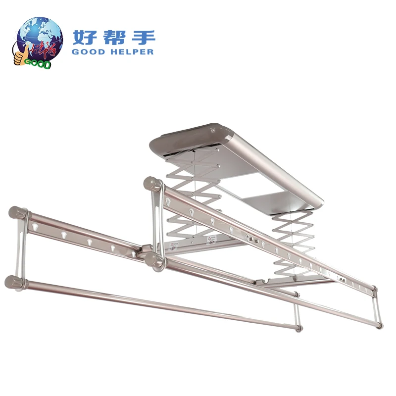 

Goodhelper home use remote control LED lighting ceiling cloth hanger HBS01-1304A-A/S-P