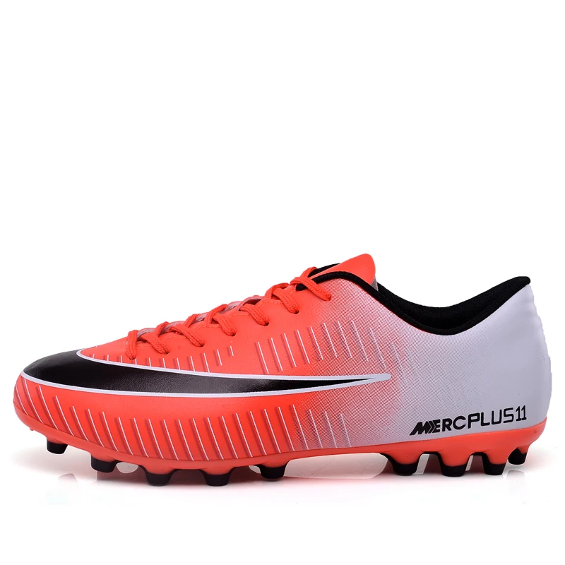 

Cheap Football Indoor Zapatos De Futbol Boots Sepatu Bola Chuteira Society Man Woman Soccer Shoes Chuteira, 4 colors