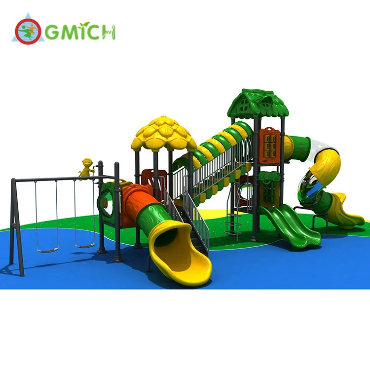 

playground equipment kids playground sets for sale plastic outdoor playground with swing set JMQ-009222, As picture