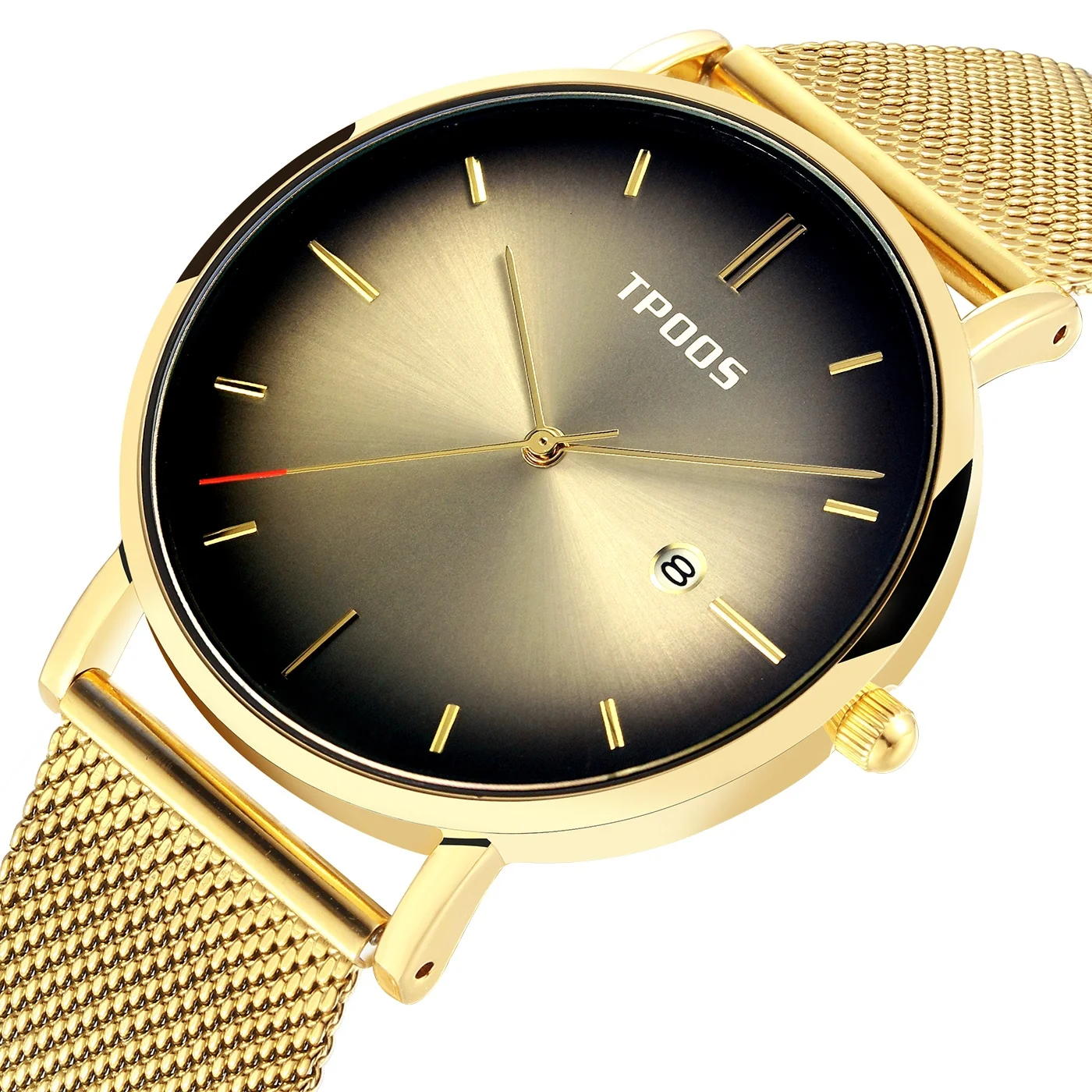 manufacturer wholesale new low price gold quartz men's watches