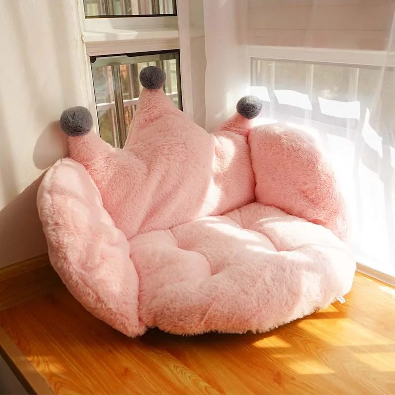 

Fashion Super Soft Plush Dog Cat Bed Mattresses Various Outdoor Round Big Dog Bed Sleeping Pad Pet Bed