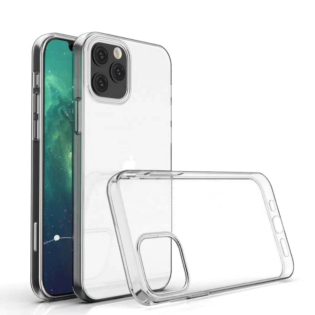 

Soft TPU Back Cover For iPhone 12 TPU Case Clear Transparent TPU Phone Case For iPhone 11 2020 mobile phone 12 Pro Max