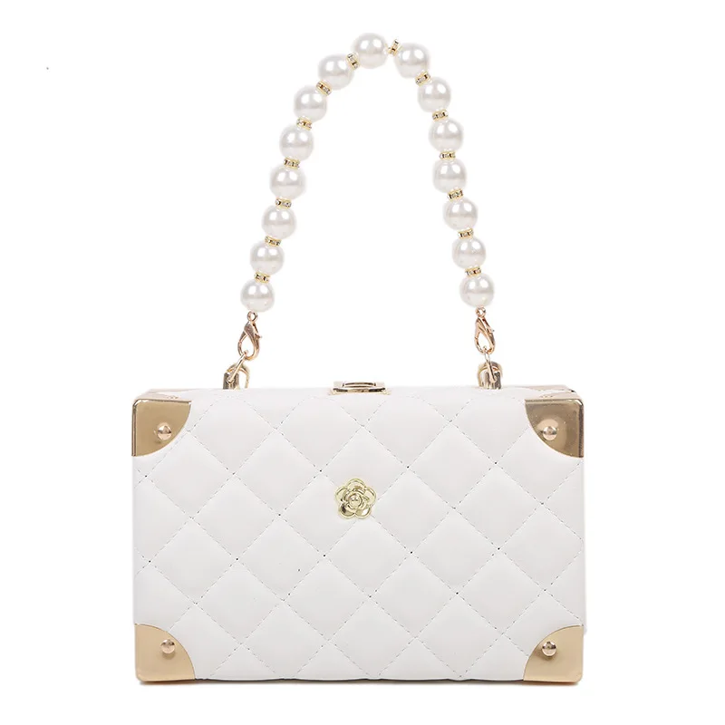

Elegant Female Square Crossbody bag 2021 Fashion New Leather Women's Designer Hand bags Chain Shoulder Messenger Bag