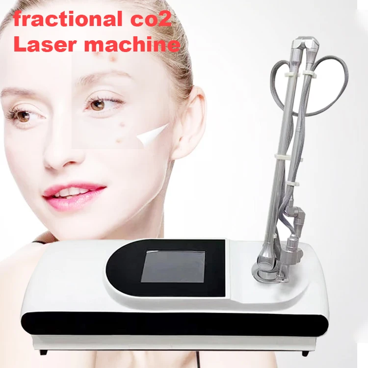 

Korea 10600nm Fractional Co2 Laser Acne Scar RF Excited Co2 Fractional Laser Skin Tightening Beauty Machine, White