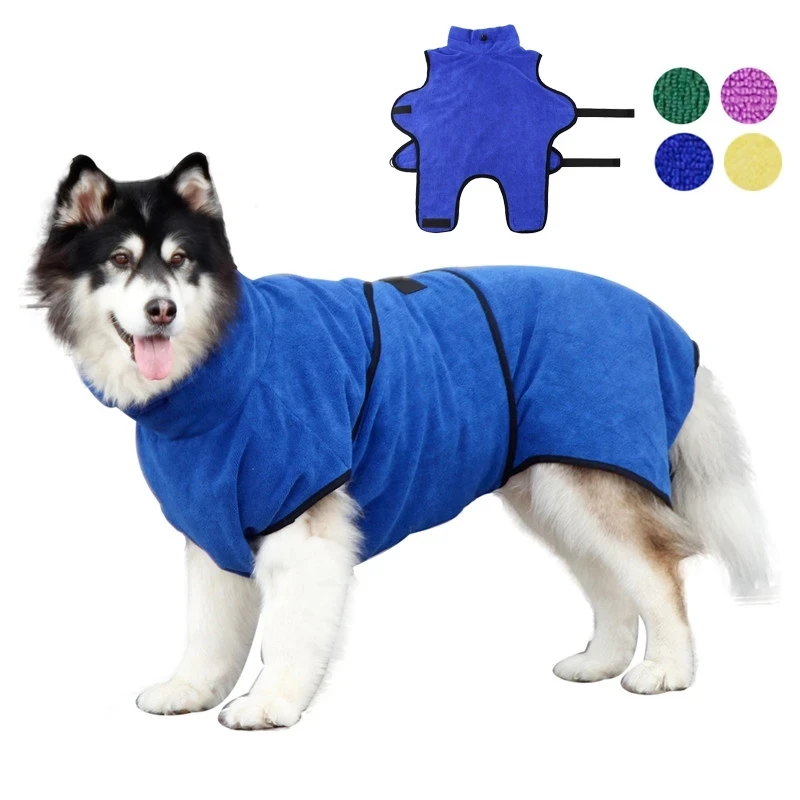 

Pet Clothes Bathrobe Fast Drying Powerful Absorbent Dog Pet Bathrobe, Available color website
