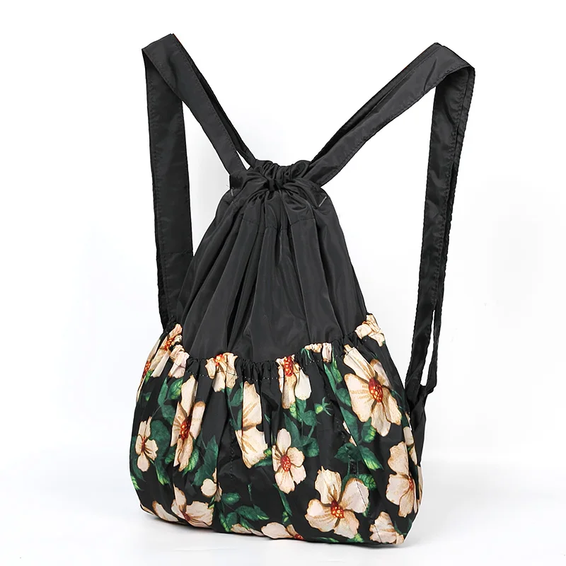 

wholesale Casual women tote bag Nylon cloth large capacity shopping backpack