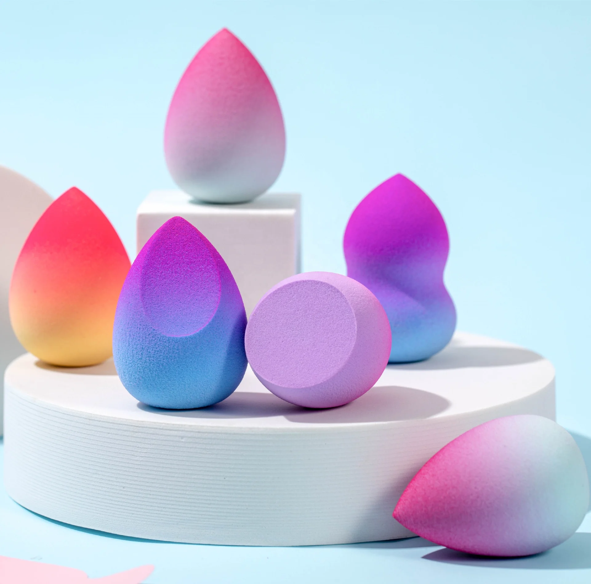 

Best Selling Gradient colors China Factory Makeup Sponge