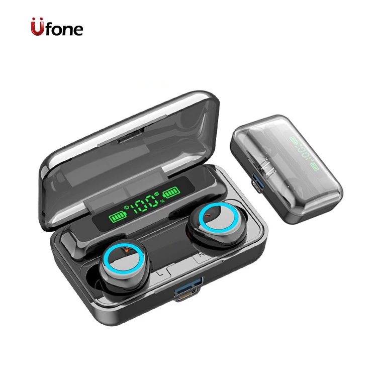 

Ufone On Sale F9-3 Tws Hifi True Stereo Wireless Headset Earphone Tws F9 Auriculares Earbuds For Samsung For iPhone, Black/white/pink