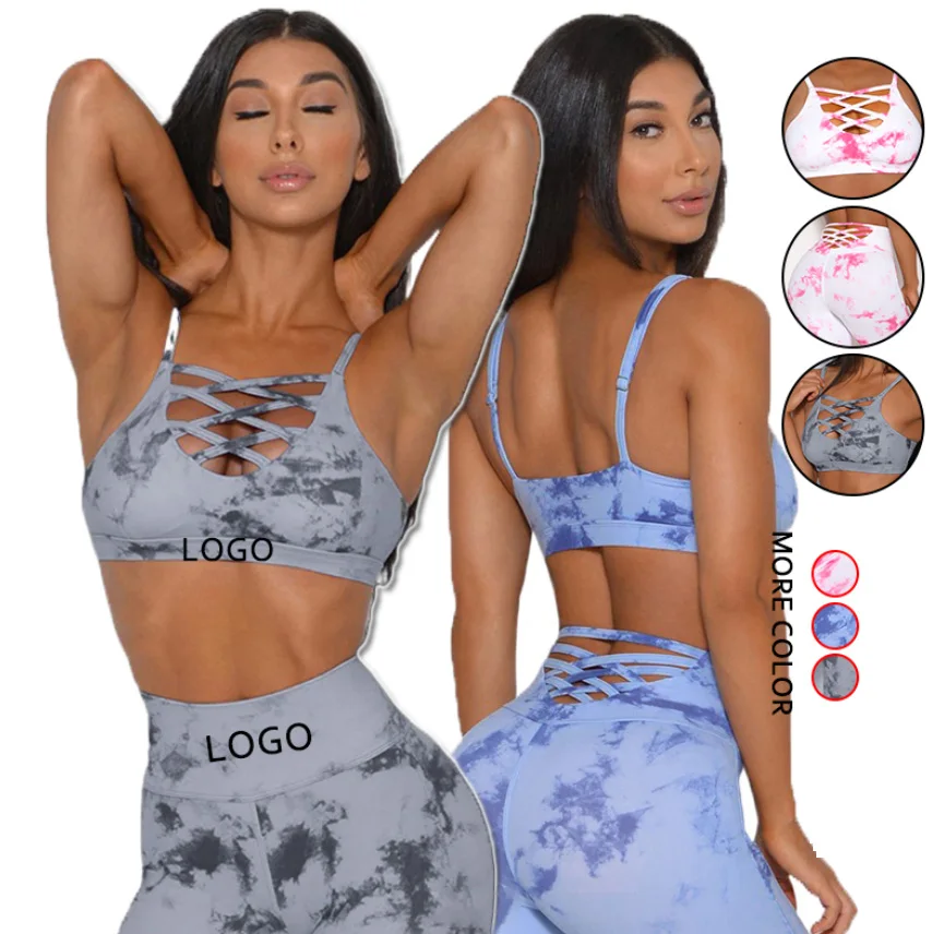 

2021 Hot Sale Explosion Sports Yoga Clothing Gym Fitness Wear High Waisted Workout Leggings Yoga Set, Picture color