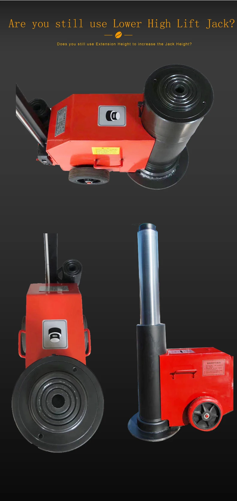 high rise mechanical lifting car jack