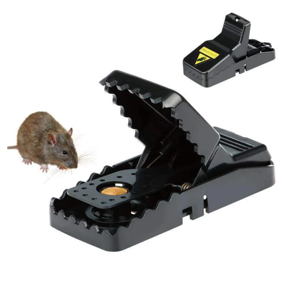 

Eco Friendly Mice Pest Control Black Plastic Hamsters Mouse Snap Trap